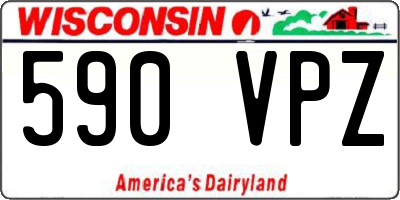 WI license plate 590VPZ