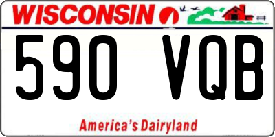 WI license plate 590VQB