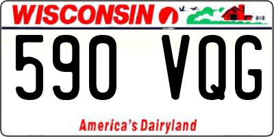 WI license plate 590VQG