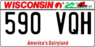WI license plate 590VQH