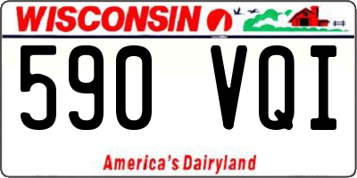 WI license plate 590VQI