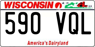 WI license plate 590VQL