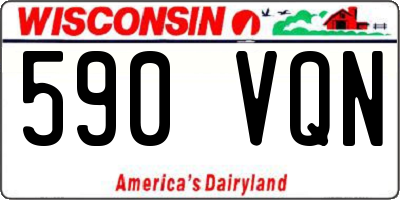 WI license plate 590VQN