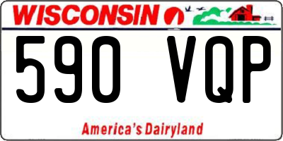 WI license plate 590VQP