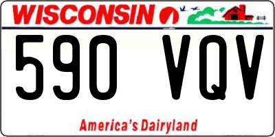 WI license plate 590VQV