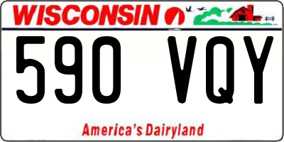 WI license plate 590VQY