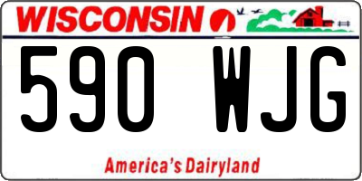 WI license plate 590WJG