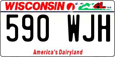 WI license plate 590WJH