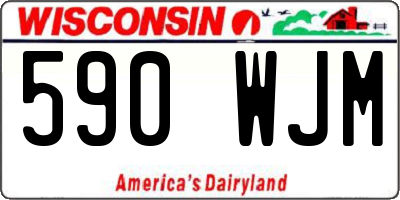 WI license plate 590WJM