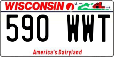 WI license plate 590WWT