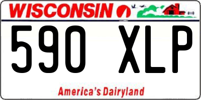 WI license plate 590XLP