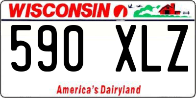 WI license plate 590XLZ