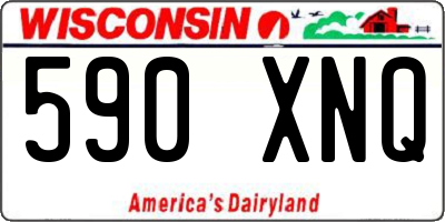 WI license plate 590XNQ