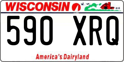 WI license plate 590XRQ