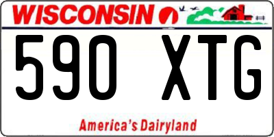 WI license plate 590XTG
