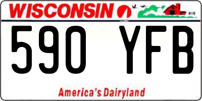 WI license plate 590YFB