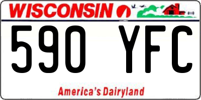 WI license plate 590YFC