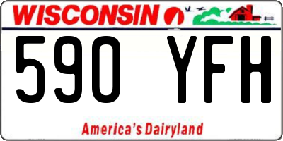 WI license plate 590YFH