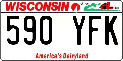 WI license plate 590YFK