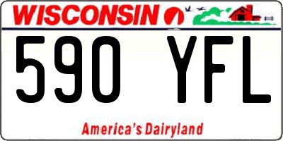 WI license plate 590YFL