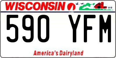 WI license plate 590YFM