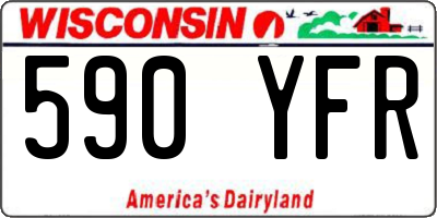 WI license plate 590YFR