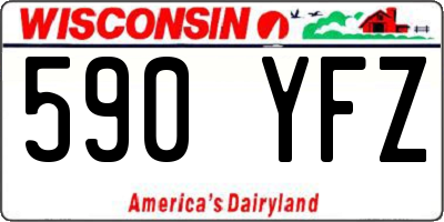WI license plate 590YFZ