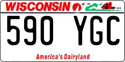 WI license plate 590YGC