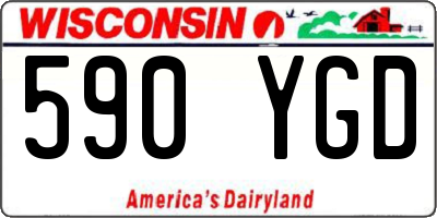 WI license plate 590YGD