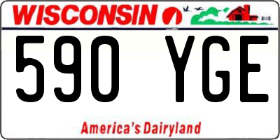 WI license plate 590YGE
