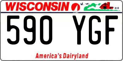 WI license plate 590YGF