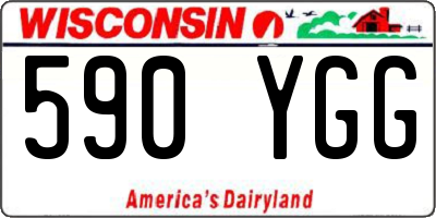 WI license plate 590YGG