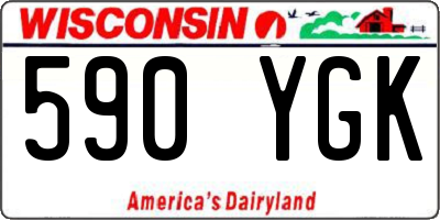 WI license plate 590YGK