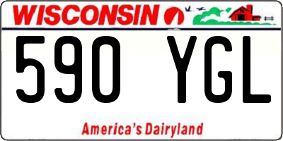 WI license plate 590YGL