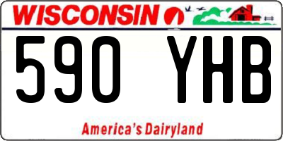 WI license plate 590YHB
