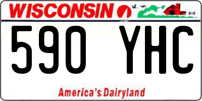 WI license plate 590YHC