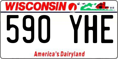WI license plate 590YHE