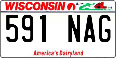 WI license plate 591NAG