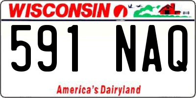 WI license plate 591NAQ