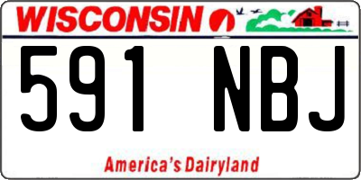 WI license plate 591NBJ