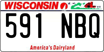 WI license plate 591NBQ