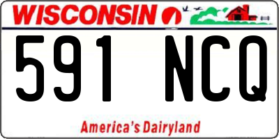 WI license plate 591NCQ