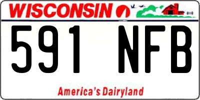 WI license plate 591NFB