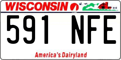 WI license plate 591NFE