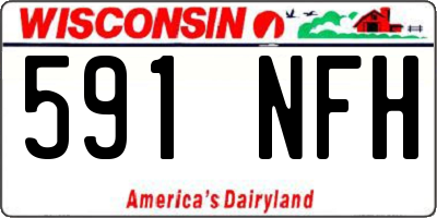 WI license plate 591NFH