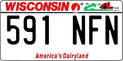 WI license plate 591NFN