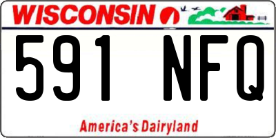 WI license plate 591NFQ