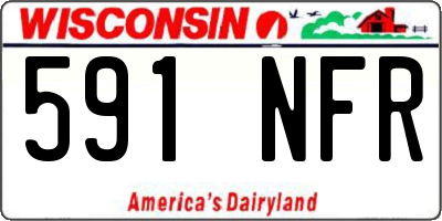 WI license plate 591NFR