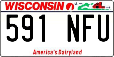 WI license plate 591NFU