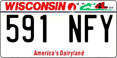 WI license plate 591NFY